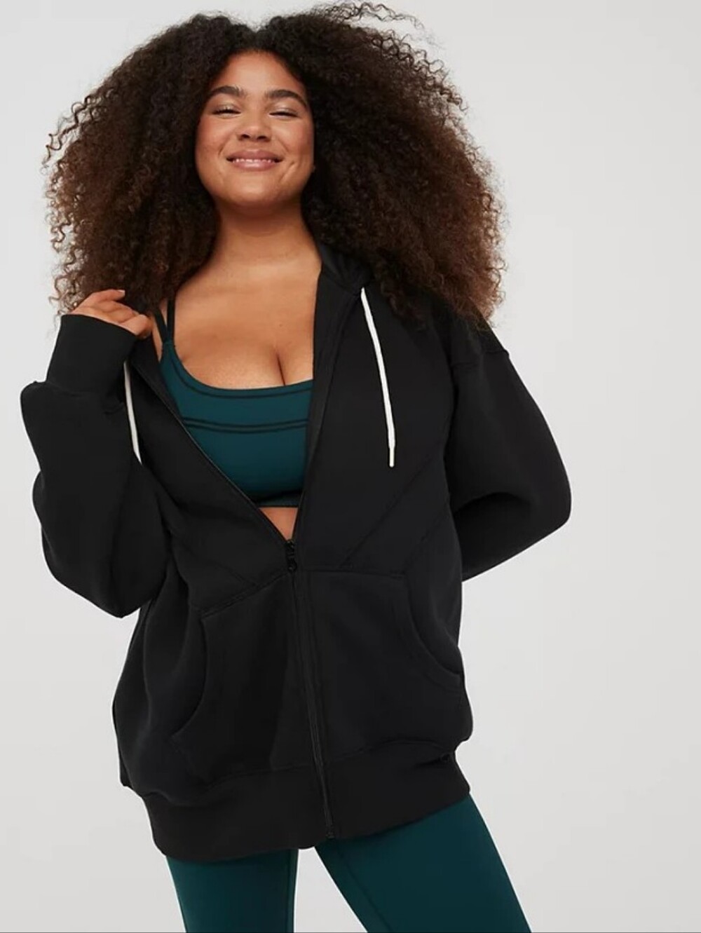 aerie Oversized Full Zip Hoodie